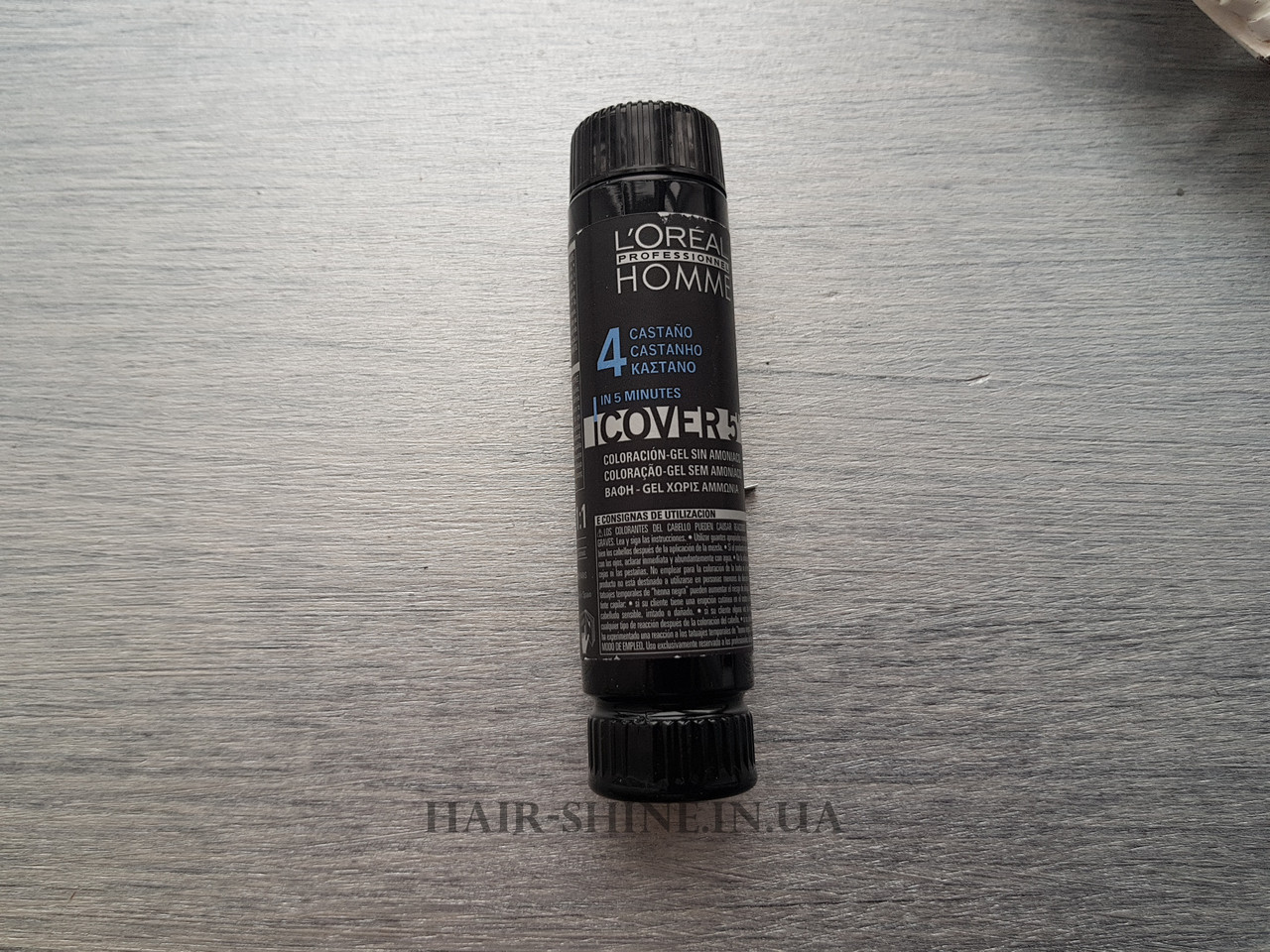 Безаміачний гель для волосся 3x50ml - L'Oreal Professionnel Cover 5 №4 (Шатен)