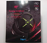 Навушники професійні ігрові з мікрофоном і підсвіткою HAVIT H2163U, 7.1USB, black, фото 9