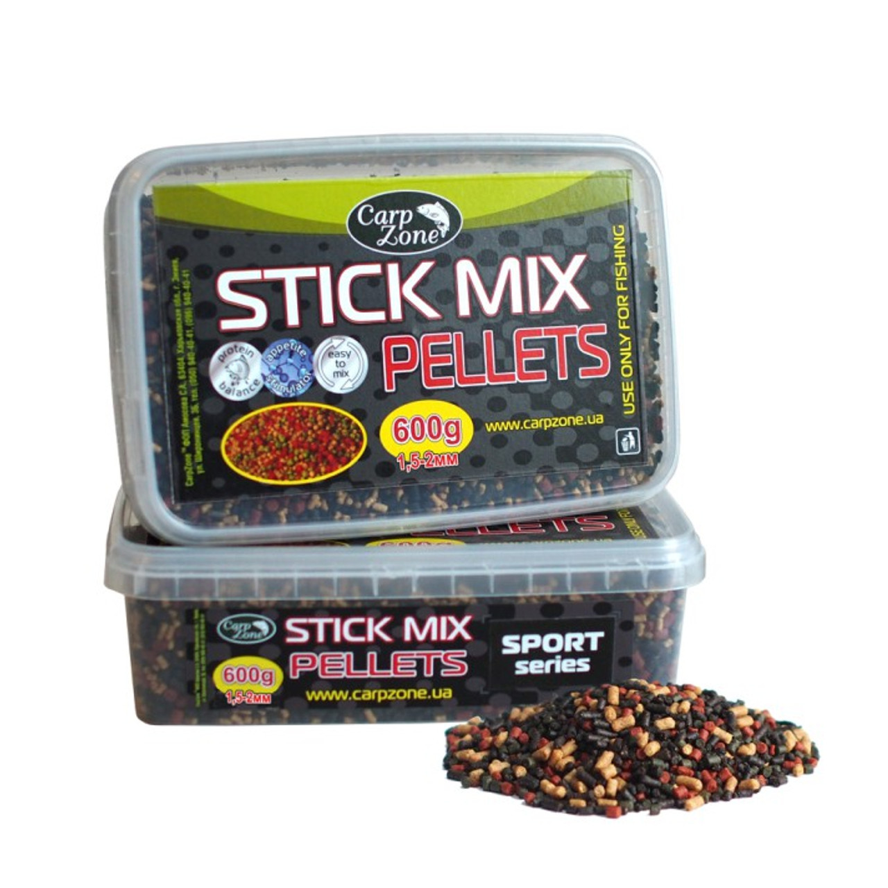 Стік Мікс Пелетс Stick Mix Pellets 2mm 600g, фото 1