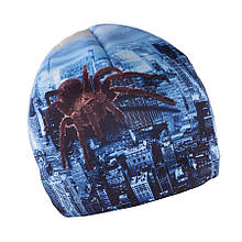 Зимняя шапка для мальчика с принтом TuTu  3-003112 (52-56)