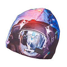 Зимняя шапка для мальчика с принтом TuTu  3-003120