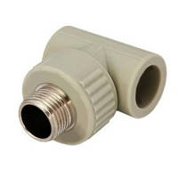 Трійник з зовнішньою різьбою