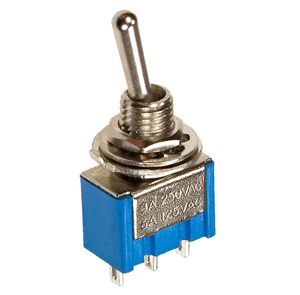 Тумблер MTS-103 3-Pin (ON-OFF-ON), фото 1