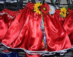 Дитяча спідниця "Святкова" червона