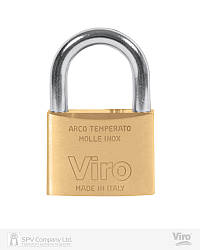 Замок навісний VIRO 304 2KEY NR_shackle 35мм 10мм