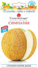 Насіння Диня Симпатія 20 насіння Сонячний Март, фото 1