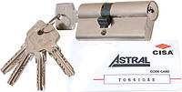 Cisa Astral 65мм 30х35 ключ/ключ нікель (Італія), фото 1