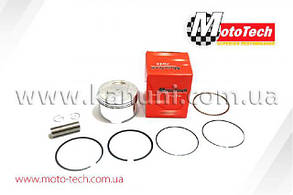 Поршень, комплект на скутер 4т GY6/QMB/KBF 150cc 57.4 мм +0.50 Mototech