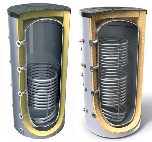 буферна ємність з теплообмінником