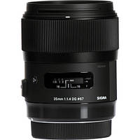 Об'єктив Sigma 35mm f1.4 DG HSM Art Lens for Canon DSLR Cameras (340-101)