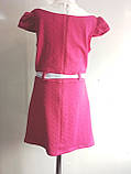 Сукня з поясом короткий рукав 104-160, фото 2