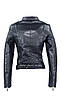Жіноча куртка з екошкіри, фото 4