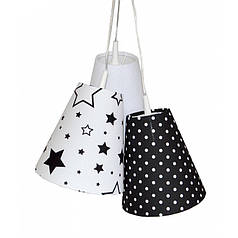 Люстра в дитячу кімнату Baby Lulu Black Stars & Dots