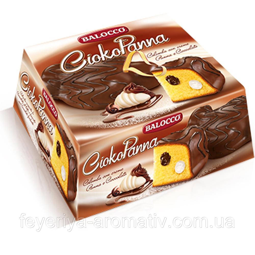 Панеттоне с кремовой начинкой в шоколаде Balocco CiokoPanna 750g (Италия) - фото 1 - id-p674655193