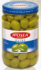 Оливки зелені гігантські Olive giganti Iposea, 1 кг., фото 2