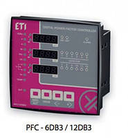 PFC- 6DB3 - регулятор реактивной мощности, 3F, 6 ступеней, 144x144, (400V)