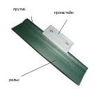 Лик-трос (баночный леер, рельс), 150 см, зеленый для надувных лодок ПВХ ...