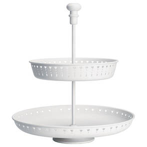 ГАРНЕРА Сервірувальна підставка, 2 яруси, білий 10258768 IKEA, ІКЕА, GARNERA, фото 2