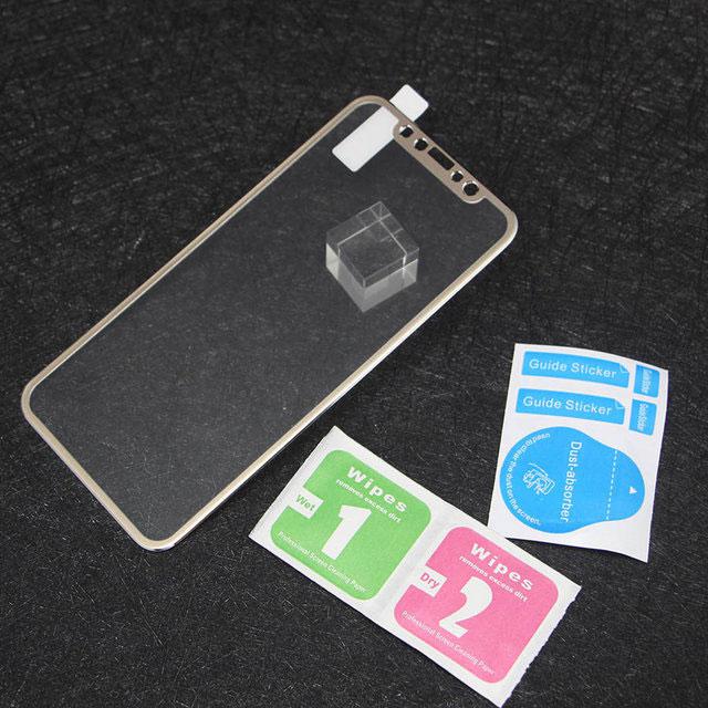 3D Metall захисне скло для iPhone X/XS 5.8" - Gold