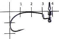 Гачок Decoy HD Hook Offset Worm 117 №1/0 (5шт)