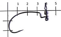 Крючок Decoy HD Hook Offset Worm 117 №2/0 (4шт)