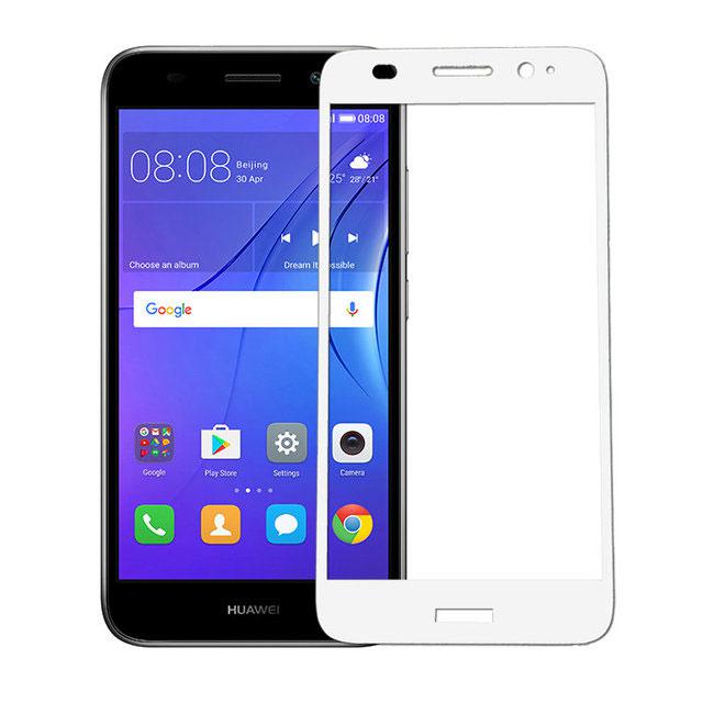 Full Cover захисне скло для Huawei Y3 2017 - White