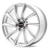 Диски Borbet VTX колір Brilliant Silver параметри 9.5J x 19" 5 x 112 ET 40, фото 2