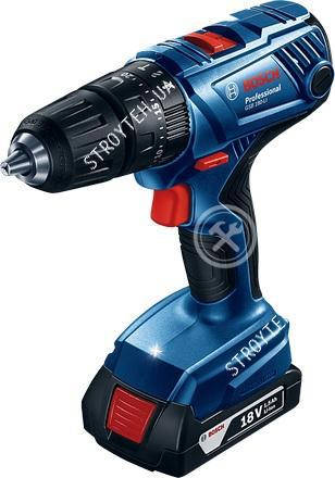 Акумуляторний дриль-шурупокрут Bosch GSB 180-LI, фото 1