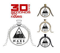 Кулон 30 seconds to Mars с логотипом и триадой