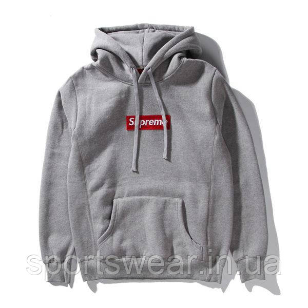 Supreme Box Logo, Худі чоловічий | Кегнгуру Супрім "" В стилі Supreme ""