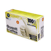 GUL100BLS Рукавички латексні 100 шт. SAFE LATEX