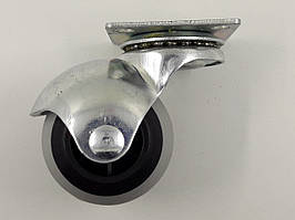 Ролик гумовий d = 50 на металевій платформі круглий