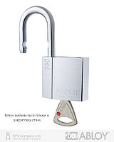 Замок навесной ABLOY PL330 *PROTEC2 TA77ZZ 2KEY PR2_T NR_shackle 25мм 8мм BOX