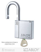 Замок навесной ABLOY PL340 SENTRY BA66EE 2KEY STR_B NR_shackle 25мм 10мм BOX