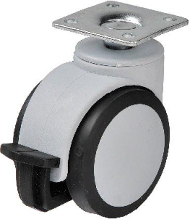 Ролик 561 пластиковий D=50 мм, h = 70 мм, 35 кг HTS, фото 1