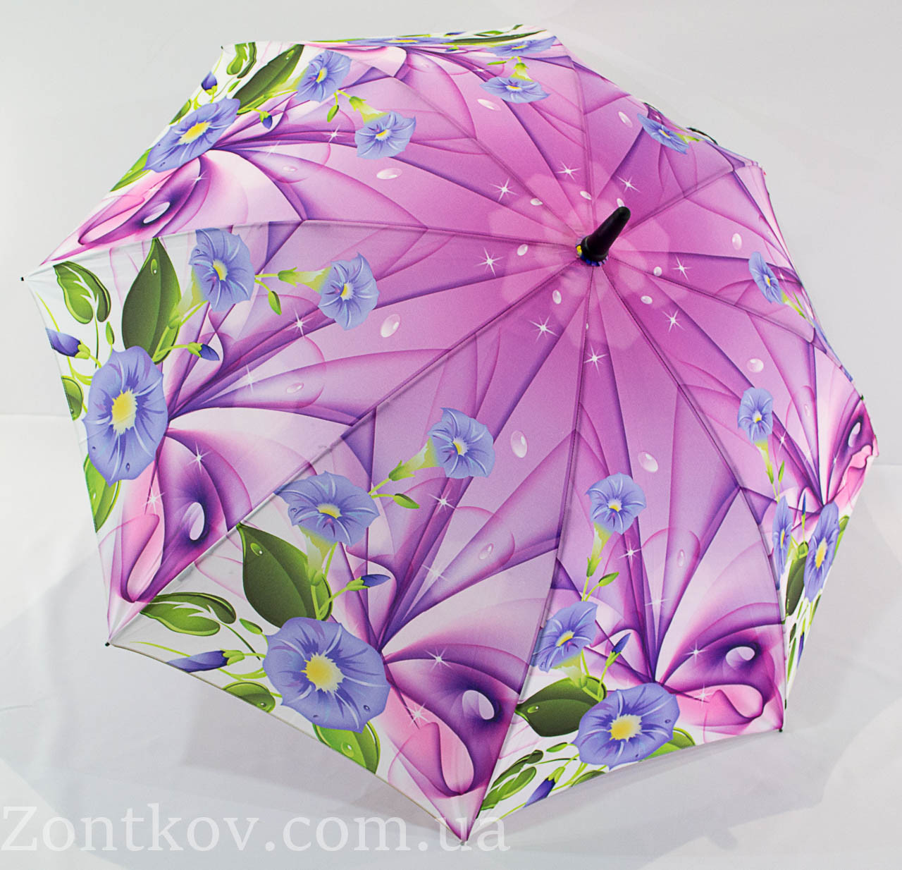 Жіноча парасолька - тростина "абстракція" від фірми "Lantana"