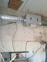 Монтаж приточно-вытяжной вентиляции в помещении насосной станции 4