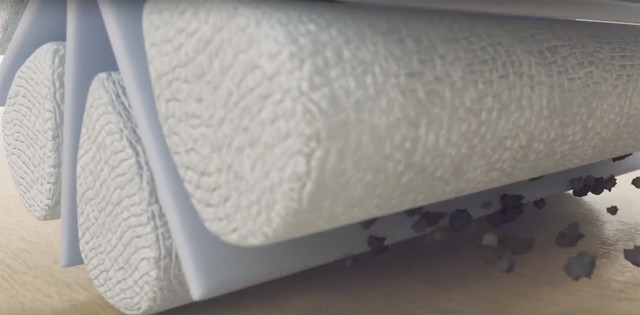 Структура мікроволокна Smart, дозволяє всмоктувати бруд всередину волокна