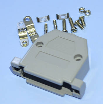 Корпус до роз'єма DB-25, пластик, Китай 4-0003