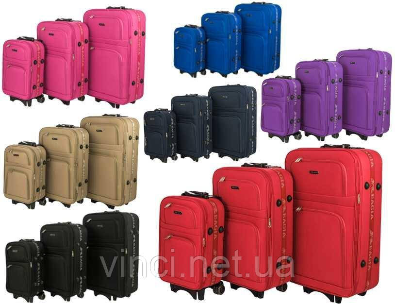 Чемодан дорожній BAGIA для авіаперельотів ручна поклажа, фото 1