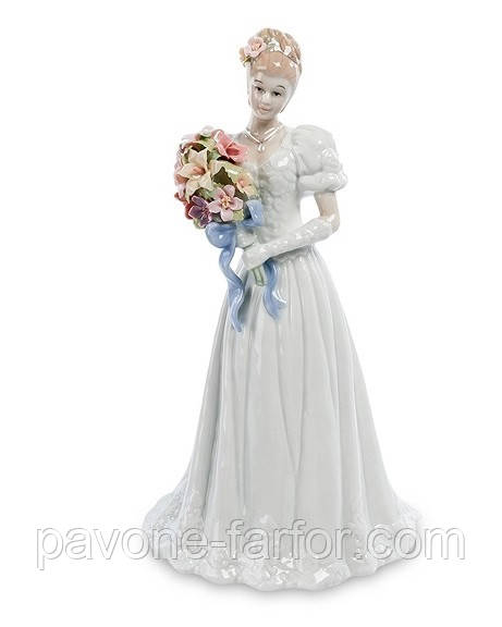 Порцелянова весільна фігурка "Наречена" (Pavone) CMS - 10/20, фото 1