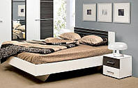Модульная система для спальни «Круиз» Мир Мебели РКММ Кровать 2сп (1,6м)