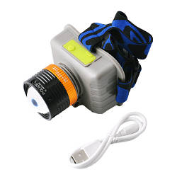 Ліхтар на лоб Police 6903/8803-XPE, zoom, micro USB