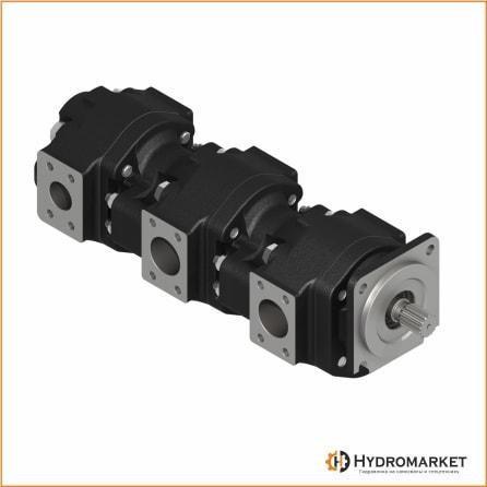 Гідронасос на KAWASAKI, JCB 4CX, 3CX тандем 100 L/R, фото 1