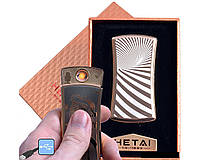 USB зажигалка в подарочной упаковке "HETAI" (спираль накаливания)