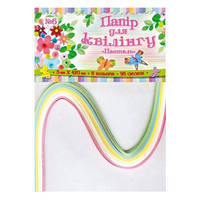 Папір для квілінгу №6 5мм*420мм 6 кольорів Рюкзачок (20)