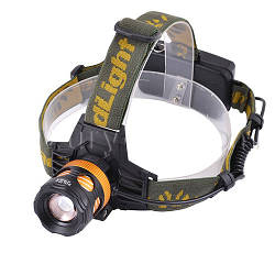 Ліхтар на лоб Police 12V 6813-T6, 2 ак.18650