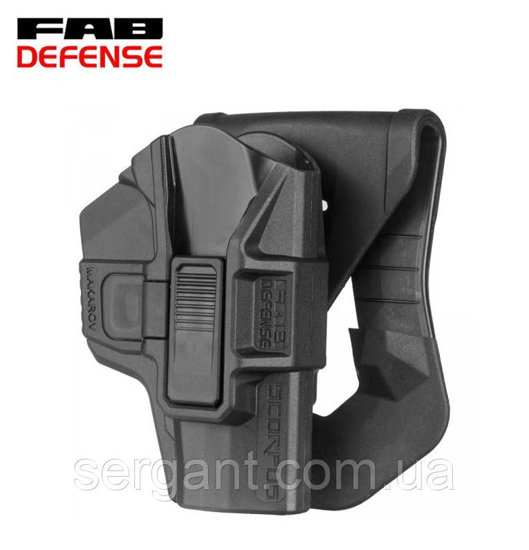 Кобура Fab Defense Scorpus (шліфуваль) Чорна (1 тримач) для ПМ