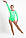 Купальник гимнастический (трико) сдлинным рукавом для танцев трикотаж, фото 2