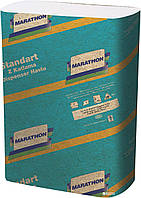 Marathon Standart Полотенца бумажные макулатурные ZZ-сложения 1-слойные 250шт